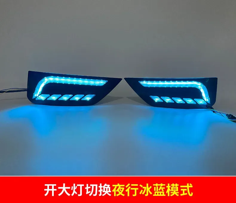 Car Led Daytime Running Lights Front Bumper Fog Light Modified Dynamic Turn Signal Daylights For 3rd Generation MG MG6 2020-2022 detail image 12