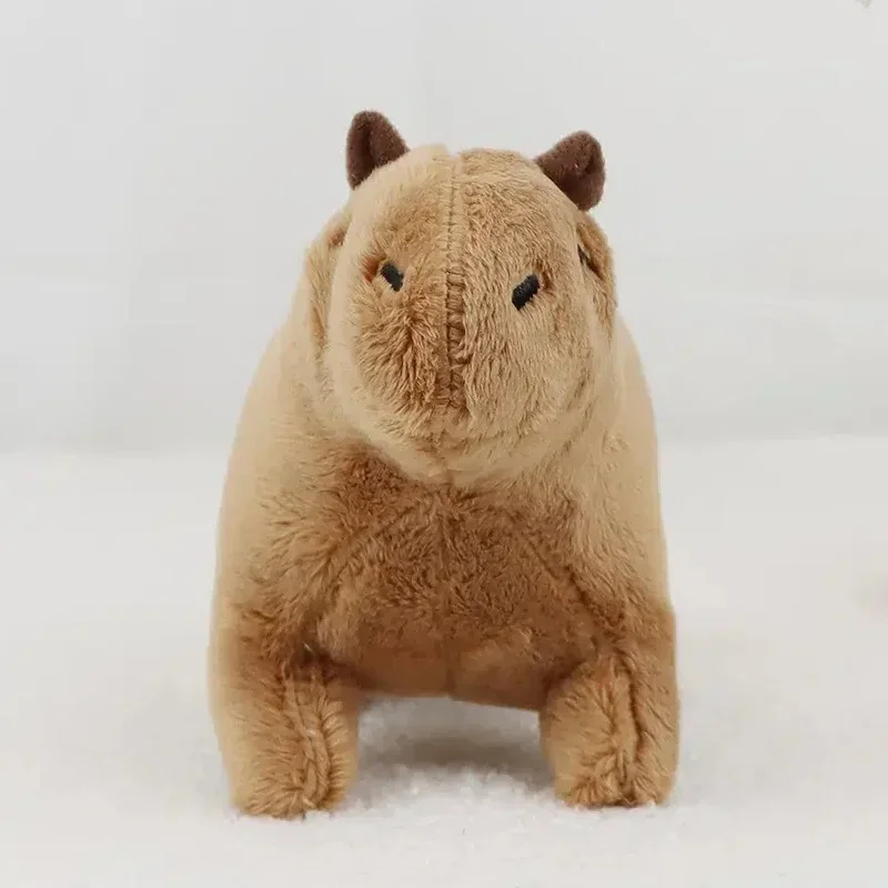 Juguete de peluche de Capybara de simulación para niños, muñeco de peluche suave, 18cm-30cm, madre e hijos, regalo de cumpleaños