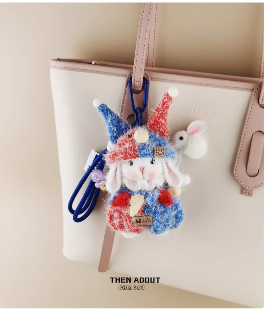 

Small clown candy rabbit doll bag pendant pendant Keychain pendant advanced gift