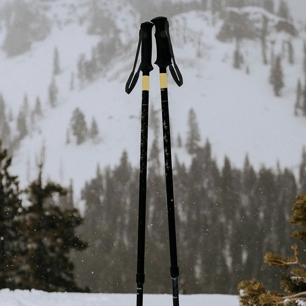 4Pcs Heavy-Duty Adjustable Wrist Straps for Hiking Ski Mountaineering Poles Elastic Loop Outdoor Adventure Replacement