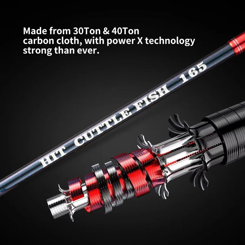 Tintenfisch-Angelrute mit Köde – Fishing Rod Carbon Fiber Bewertung und Preis