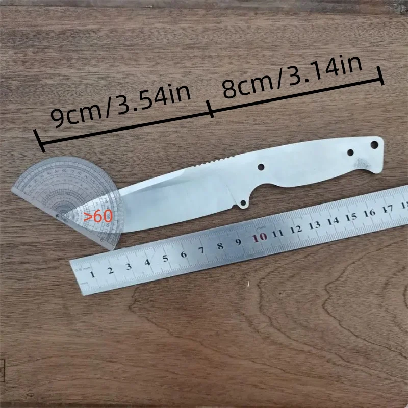 Knife BlankDIY Handmade Uncut  Outdoor Camping Knife  Integrated Multifunctional Fruit Knife  Uncut blade Blank