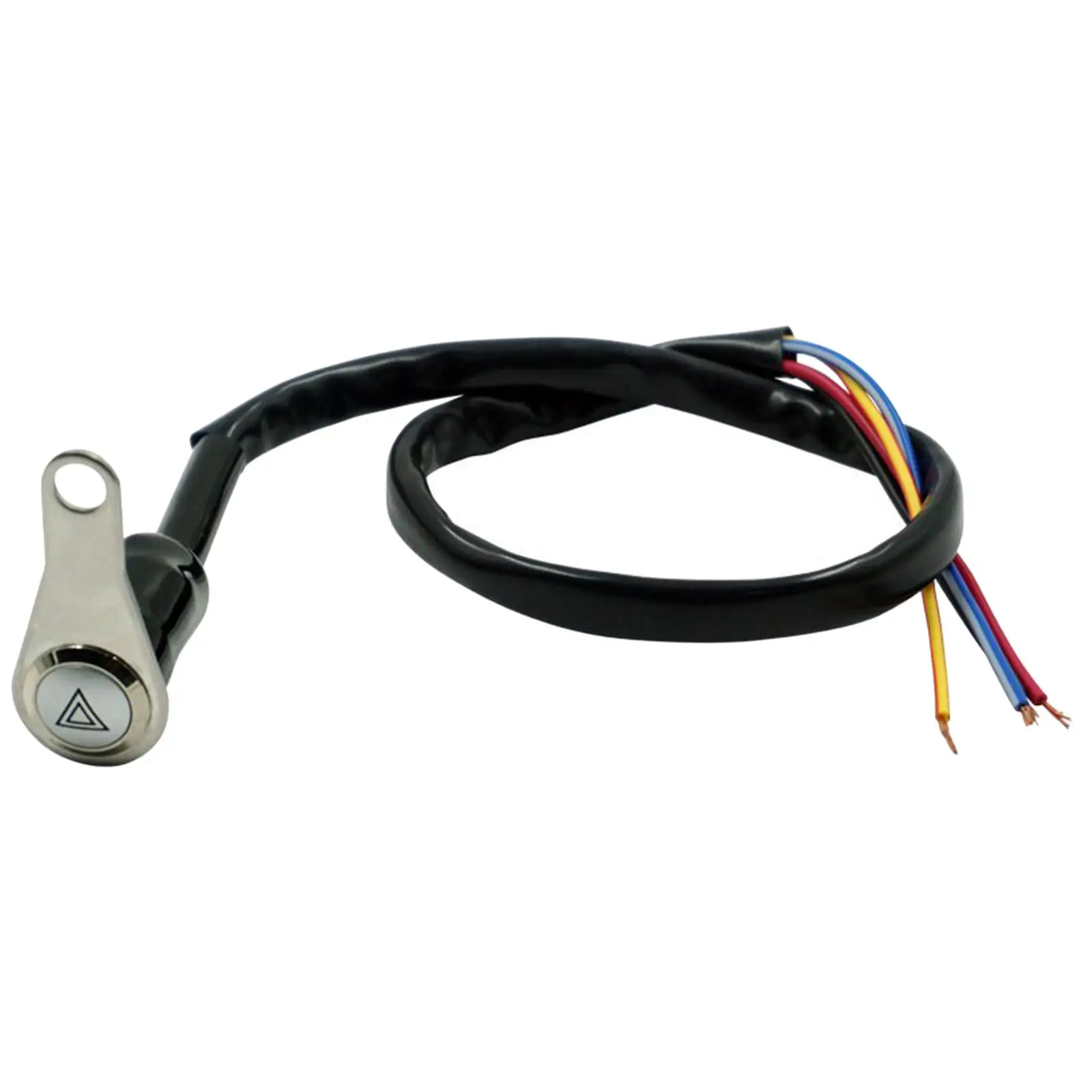 

LED Hazard Light Switch Waterproof Push Button Motorcycle Switch for Motorcycle Scooter Direct Replaces Durable Accessory