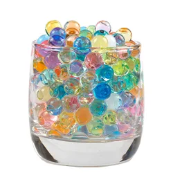 Crystal Solo Jelly Bolas Órbitas, Gel Transparente, Stress Ball, Contas de Decoração para Vaso, Magic Grow in Water, Decoração do Casamento, L, 500Pcs