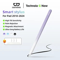 GOOJODOQ pour Apple crayon 2 pour iPad crayon stylet pour iPad Pro 11 crayon Pro 12.9/9.7 2018 2019 Mini 5 avec rejet de la paume
