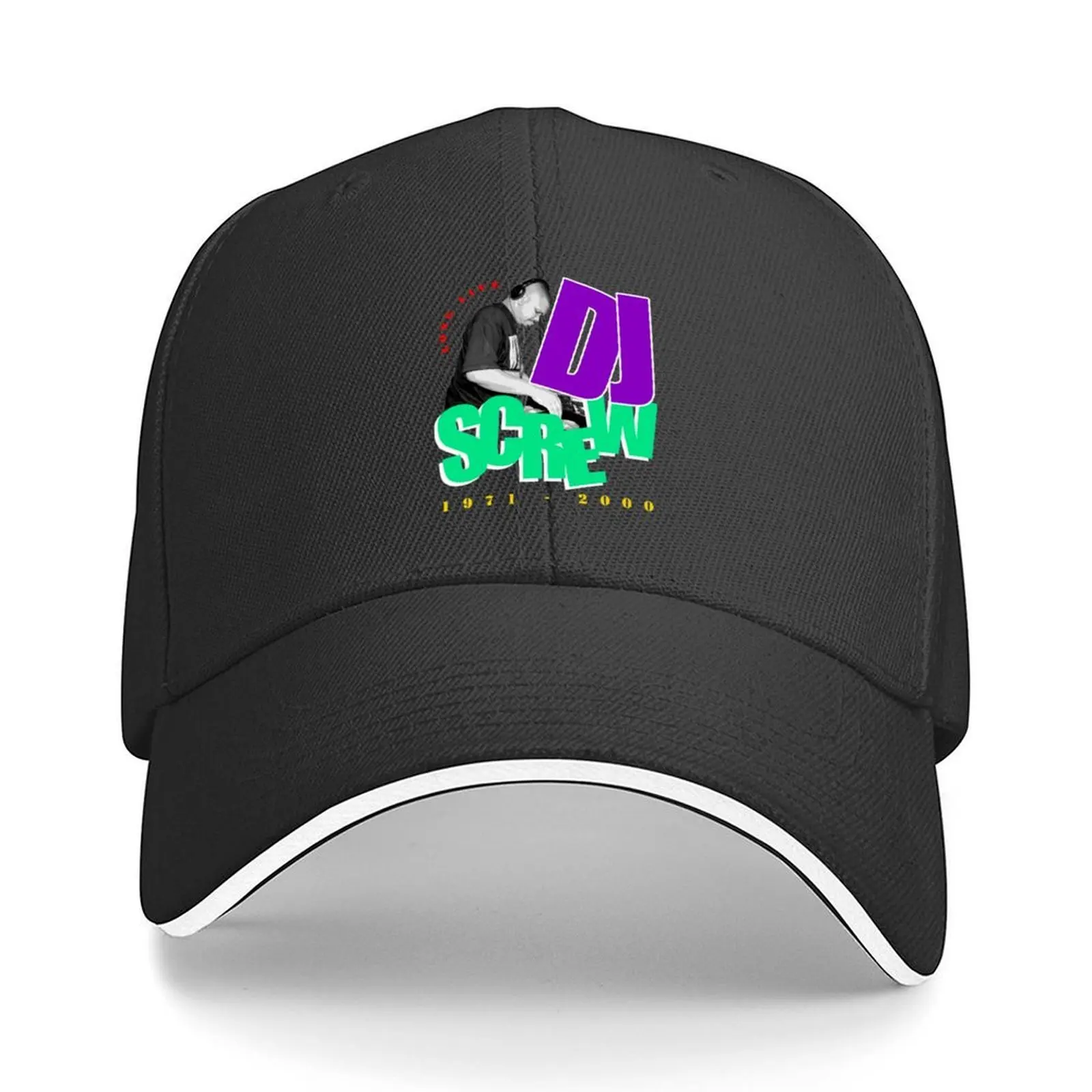 

Dj Screw T-ShirtDJS rip Baseball Cap fishing caps man Golf Sun Hat For Children Fashion Beach Woman Men's