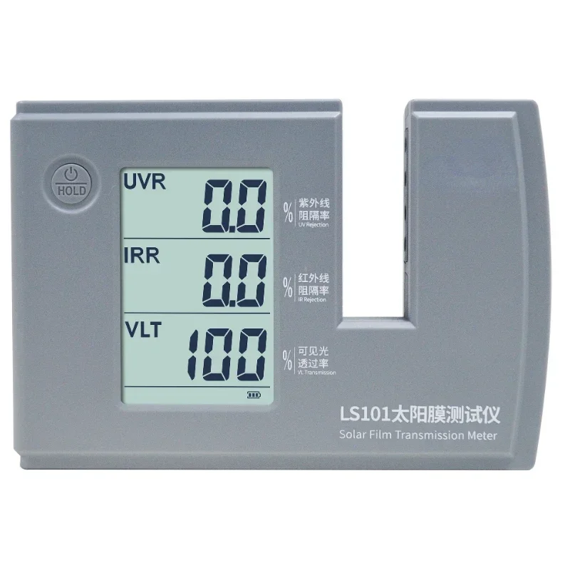 LS101 Window Tint Glass Solar Film Transmission Meter Ultraviolet Infrared Rejection Rate UVR IRR VLT Tester