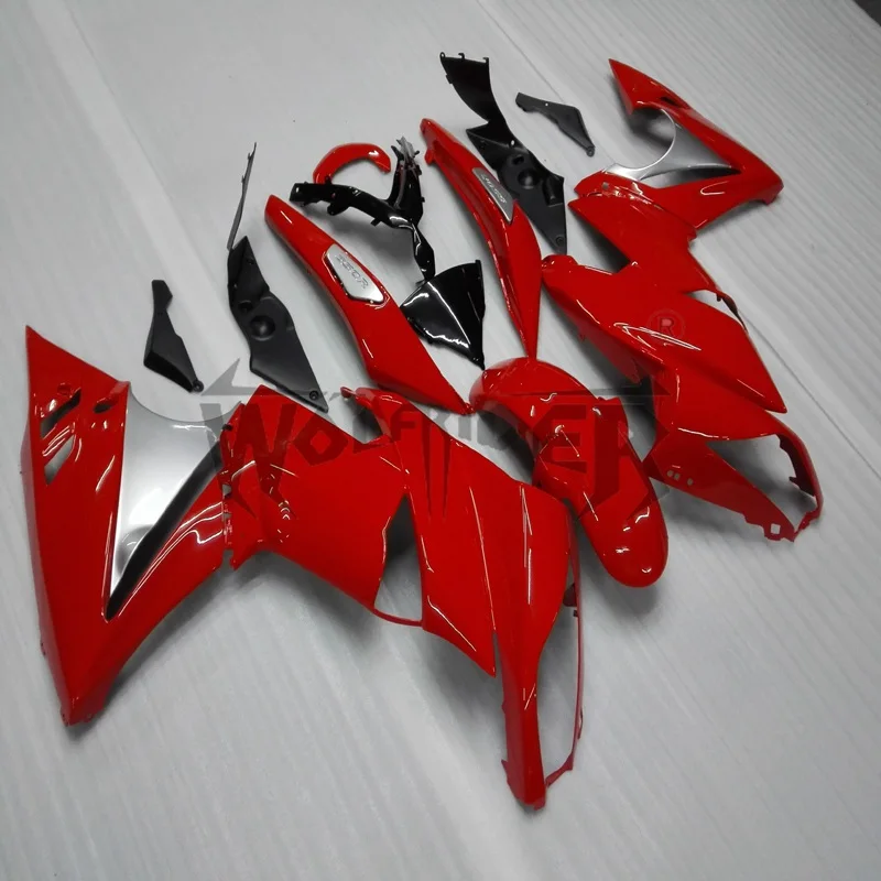 

Full fairing kits for 650R ER-6F 2009 2010 2011 red ER6F 650r 09-11 ABS Plastic Bodywork Set