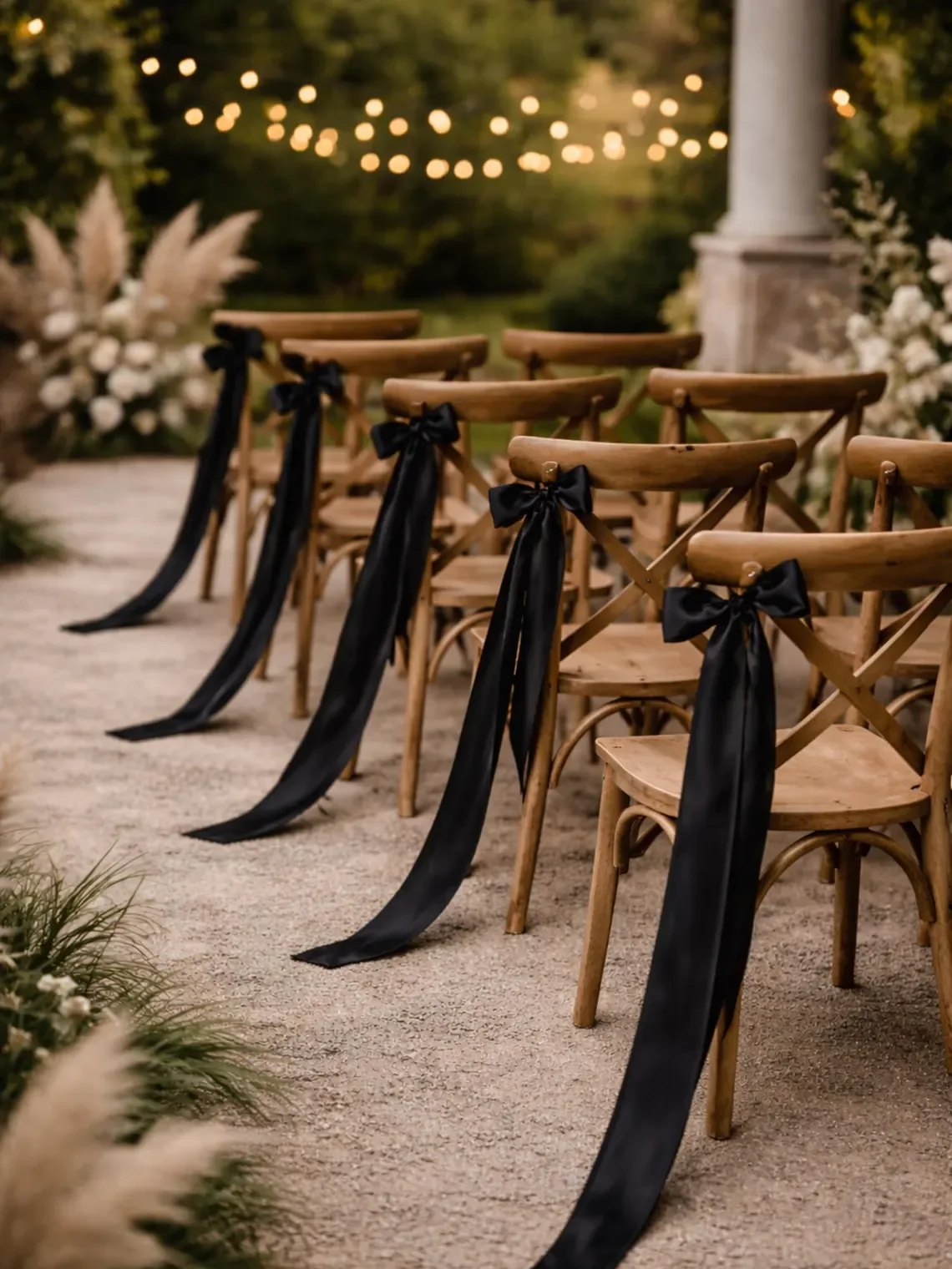 5 adet Saten Sandalye Yay Düğü - Champagne Tower Set incelemesi ve fiyatı