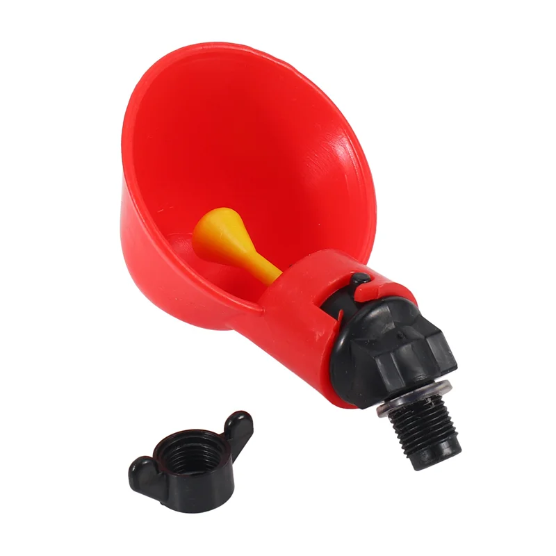 

192Pcs Feed Automatic Bird Coop Poultry Chicken Fowl Drinker Water Drinking Cups Livestock Drinking Cup Poultry Tools
