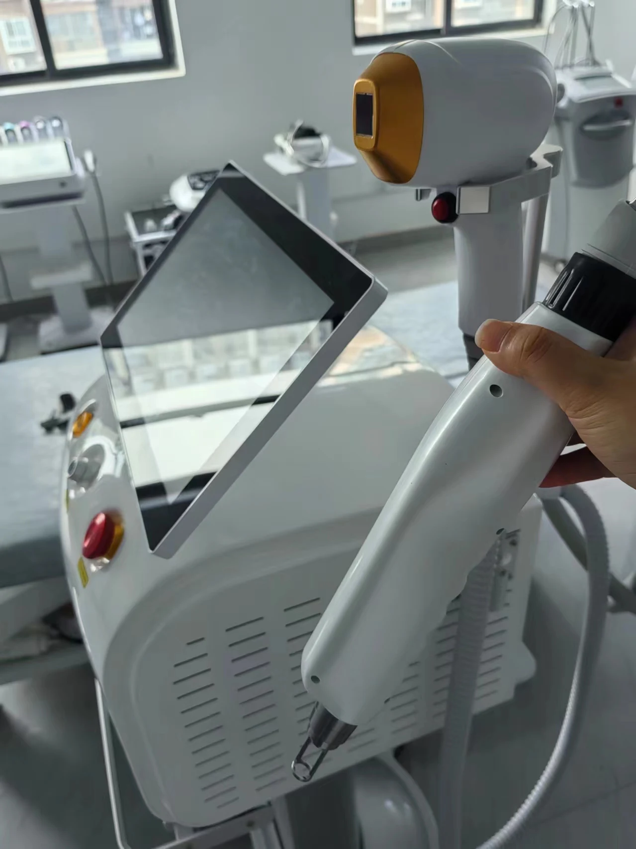 4000W 808nm 2in1 Diode Laser Haar Entfernung Maschine Carbon Abisolieren Pigment Tattoo Entfernung Schönheit Epilation Ausrüstung