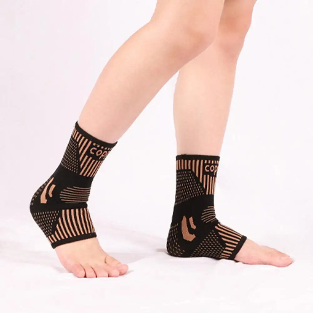 Sports Ankle Brace Ankle Compression Sleeve for Sports with Breathable Support Sweat Absorption Ideal for Tendonitis Arthritis