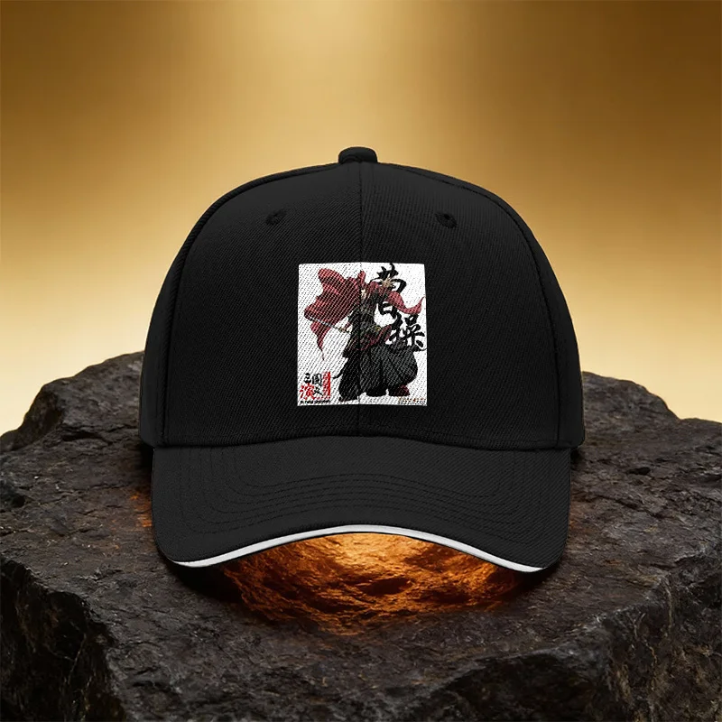 Romance of The Three Kingdoms Zhuge Liang Portrait Hat Unisex Printed Baseball Cap Sandwich Duckbill Cap Sports Hat Suit