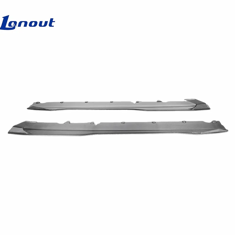 High-quality PK Style Dry Carbon Fiber Side Skirts Side Bumper Edge Turbulence Kit for Lamborghini Huracan EVO Modification