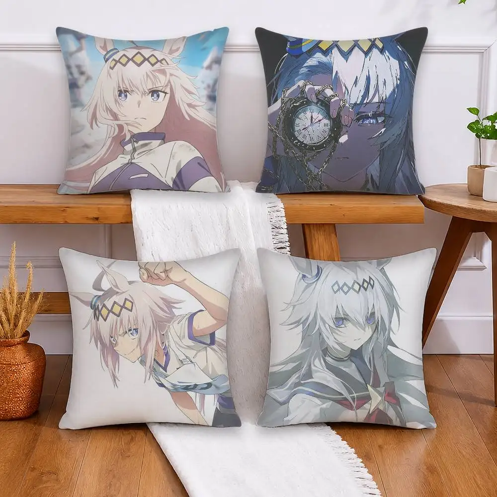 

U-Umamusume P-Pretty D-Derby O-Oguri C-Cap Pillow Case for Sofa Living Room Home office Decor Protective Cover