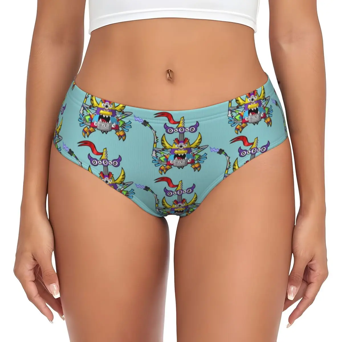 مخصص الكرتون Mixels لعبة سراويل قصيرة النساء الراحة الأمريكية الرسوم المتحركة التلفزيون الملابس الداخلية #1