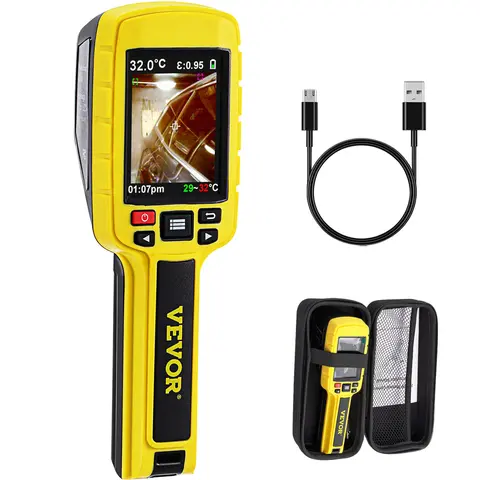 VEVOR Thermal Imaging Camera 3600 IR Resolution Camera with Color Display Screen for HVAC Electrical System Detection Repair