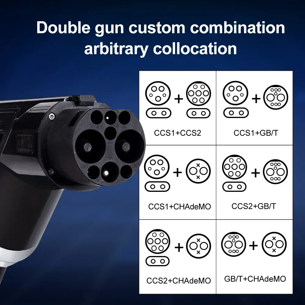 IP54 Protection Grade 200A Output Hot Sale Electric Vehicle Fast Charger Pile Car DC EV Charging Station