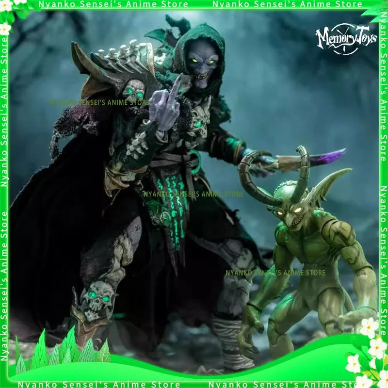 

In Stock Mety Toyz Adventurer Series Baron Sharman Necromancer Action Figure Demonic imp Anime Models Ornaments Collectibles