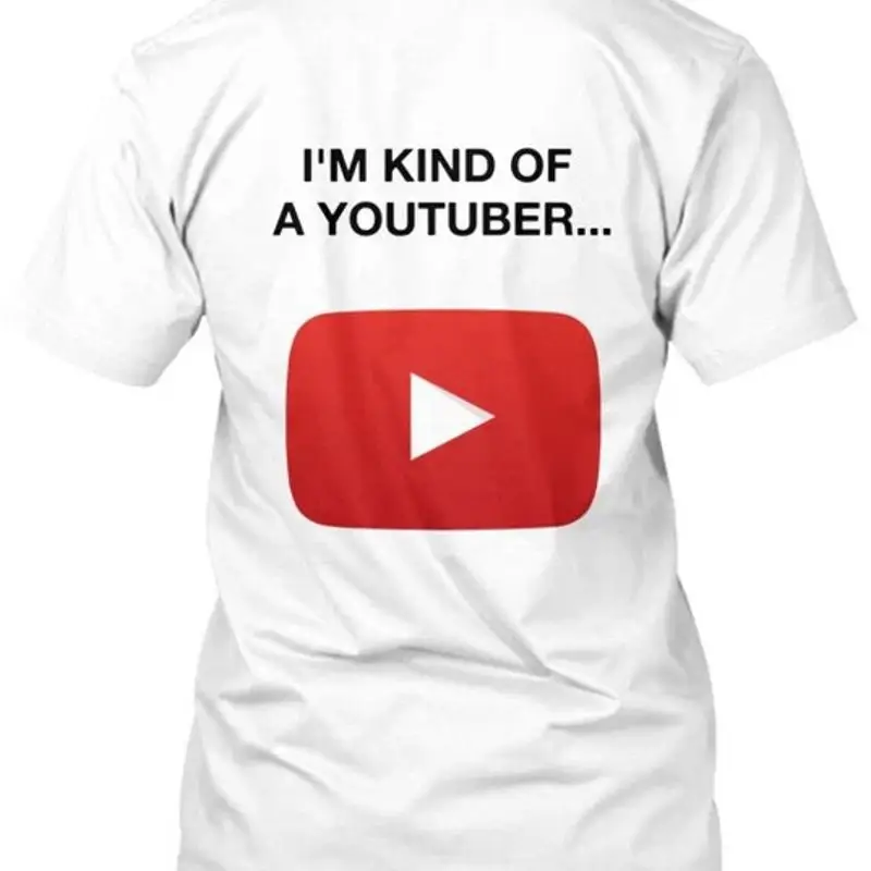 I Am Almost A Youtuber Size Premium T Shirt M 2XL