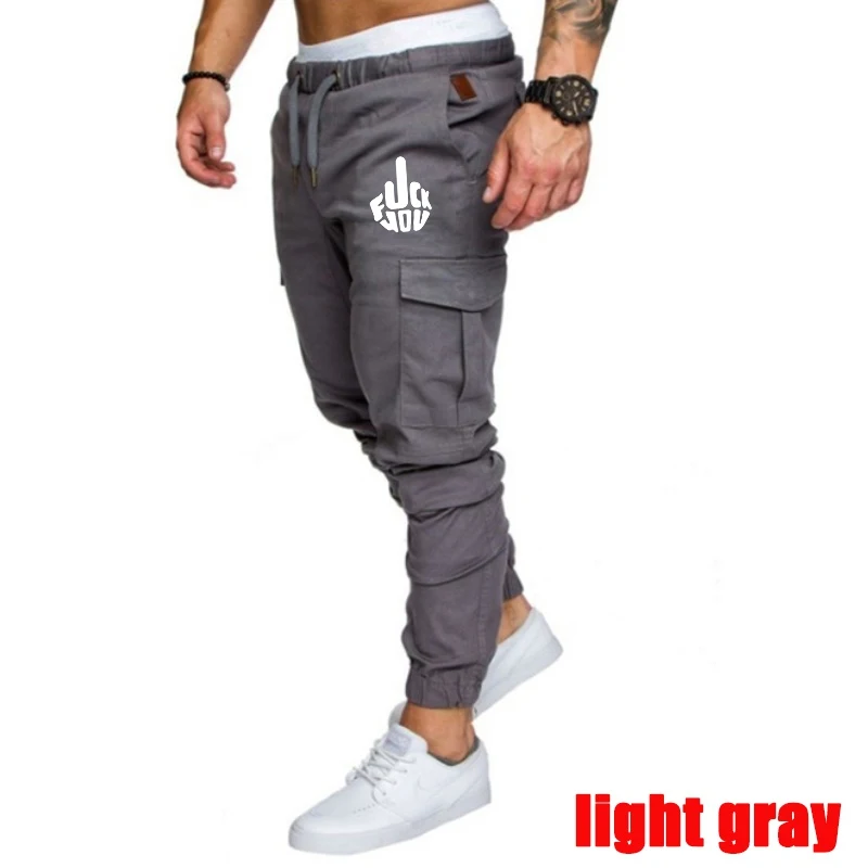 Pantalones deportivos informales para hombre, de Hip Hop Joggers, pantalones de Fitness para correr a la moda, pantalones de chándal para gimnasio