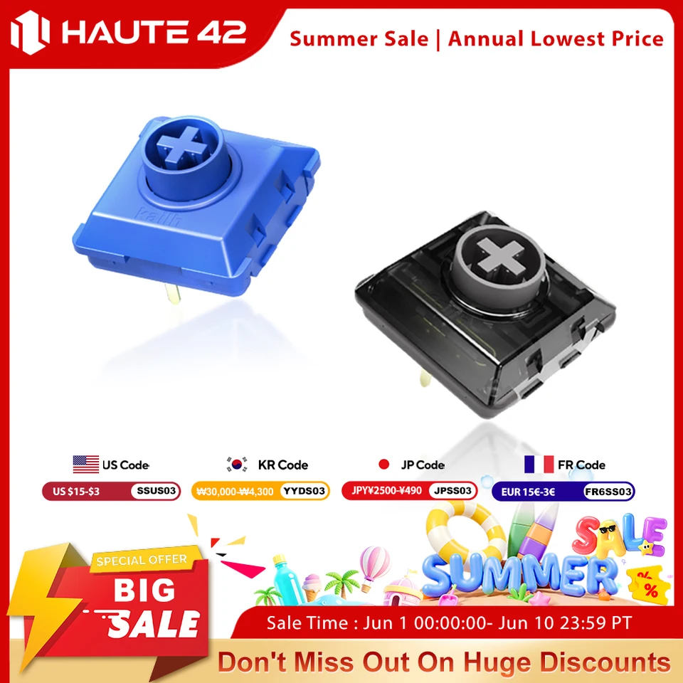 Haute42 Kailh Custom Low Profile Shadow Hunting Wind Engine Switch