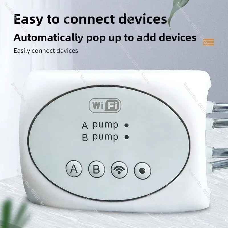 wifiモバイル制御デュアルポンプ式スマート給水装置（鉢植え、庭の花用）タイミング灌漑システム