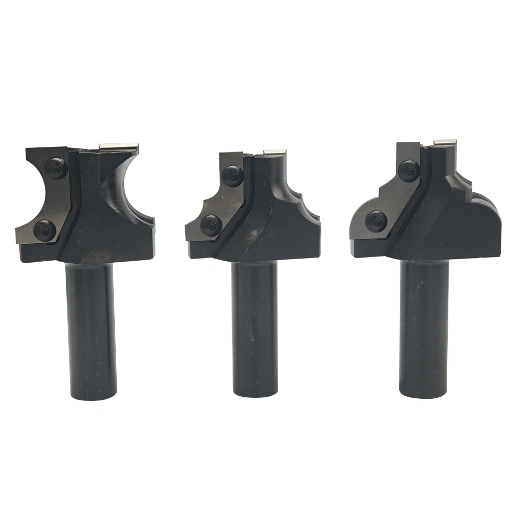 S20xD60 CNC Cutter with Replaceable Knives Arc Edge Woodworking Bit for Cabinet Door CutterTool ODM