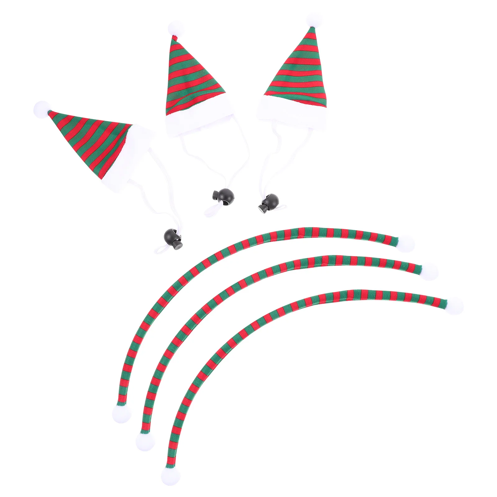 

1Set Christmas Pet Hat Scarf Set Mini Xmas Dog Cat Costume Party Accessories Xmas Pet Supplies Dog Costume Set