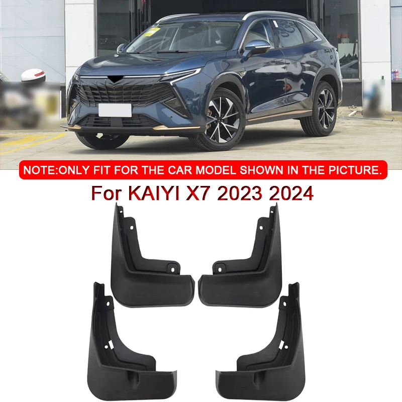 Fit For KAIYI X7 2023 2024 2025 Car Styling ABS Car Mud Flaps Splash Guard Mudguards MudFlaps Front Rear Fender Auto Accessories