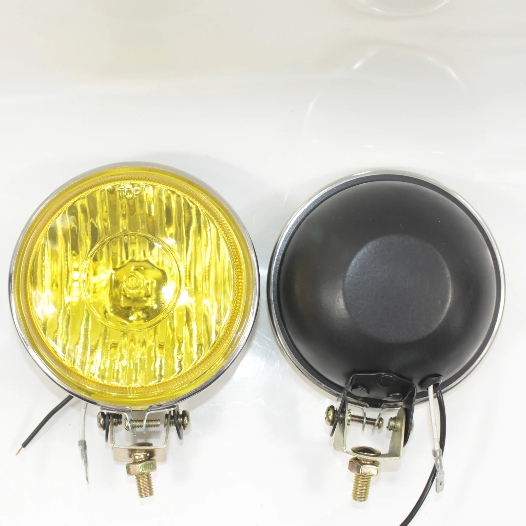 Paia 4.5 pollici Austin Mini Cooper Clubman Moke Classic Car Black Paiting Driving Lamps H3 12 v55w