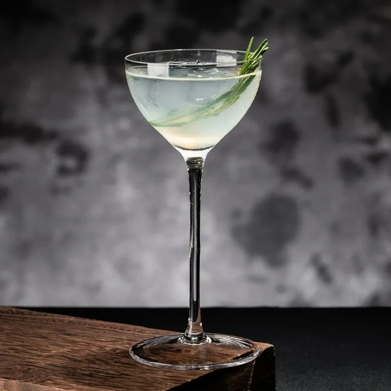 Creative Cocktail Glasses Cups Vertical Tower Glass Cup Small Capacity Martini Glasses Cup Simple Wine Cups Bar Kitchen Tools