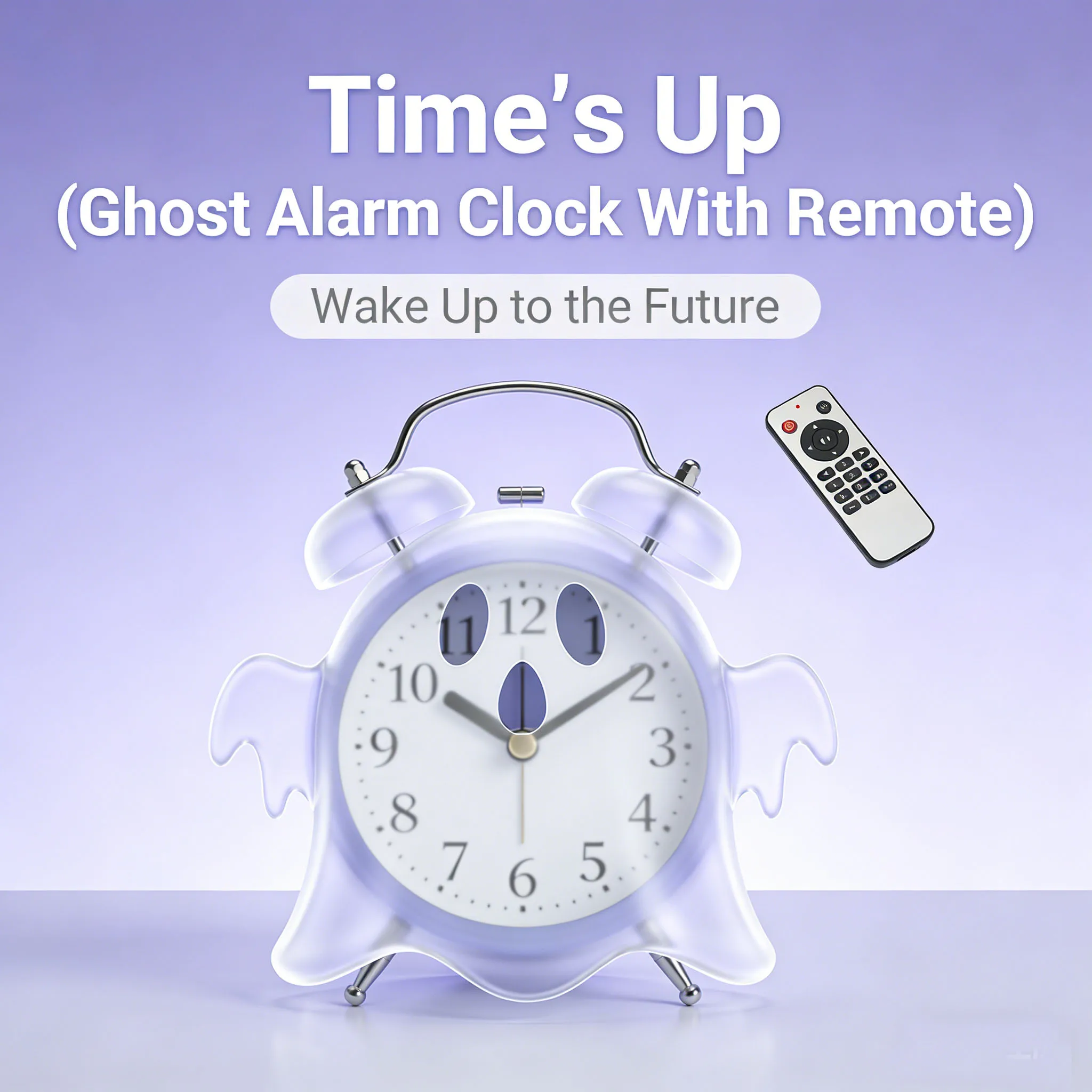 

Умный будильник-призрак Time's Up (с пультом ДУ) для фокусов, магии, иллюзий, ментализма, реквизит для выступлений на сцене и крупным планом