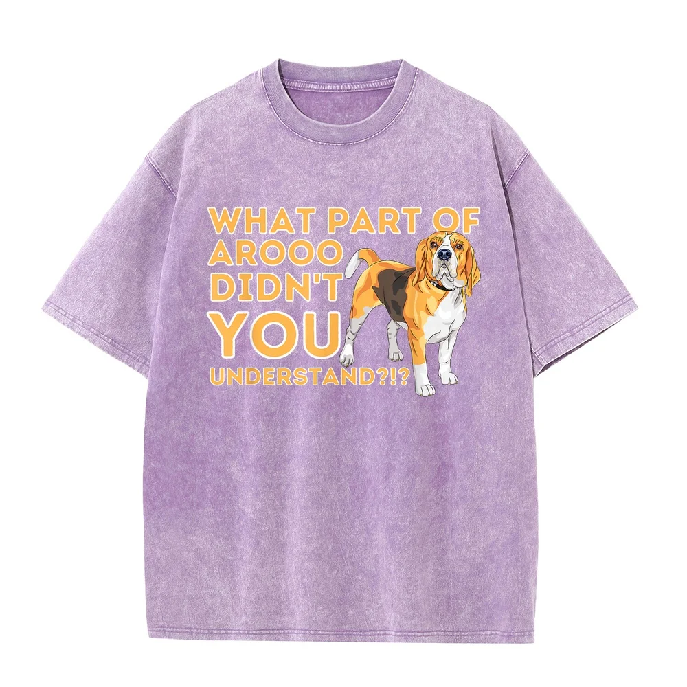 What Part Didn't You Understand Beagle Dog Lover Pet Owner T-Shirt Ropa Y2k Unisex Cotton Printed T Shirt Casual Tee Round Neck