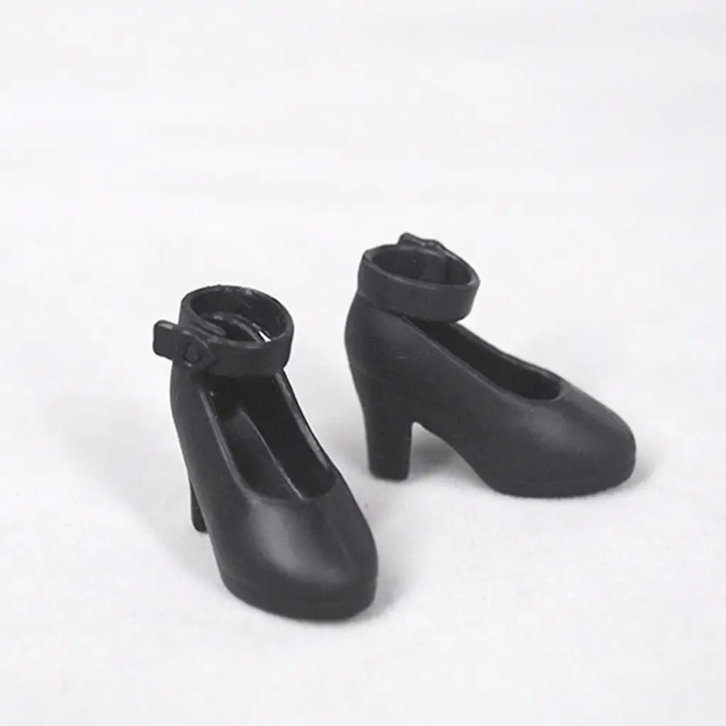 Plastic Girl Doll Shoes for Blythe Licca/Momoko/Azone Dress up Outfits Accs Pink