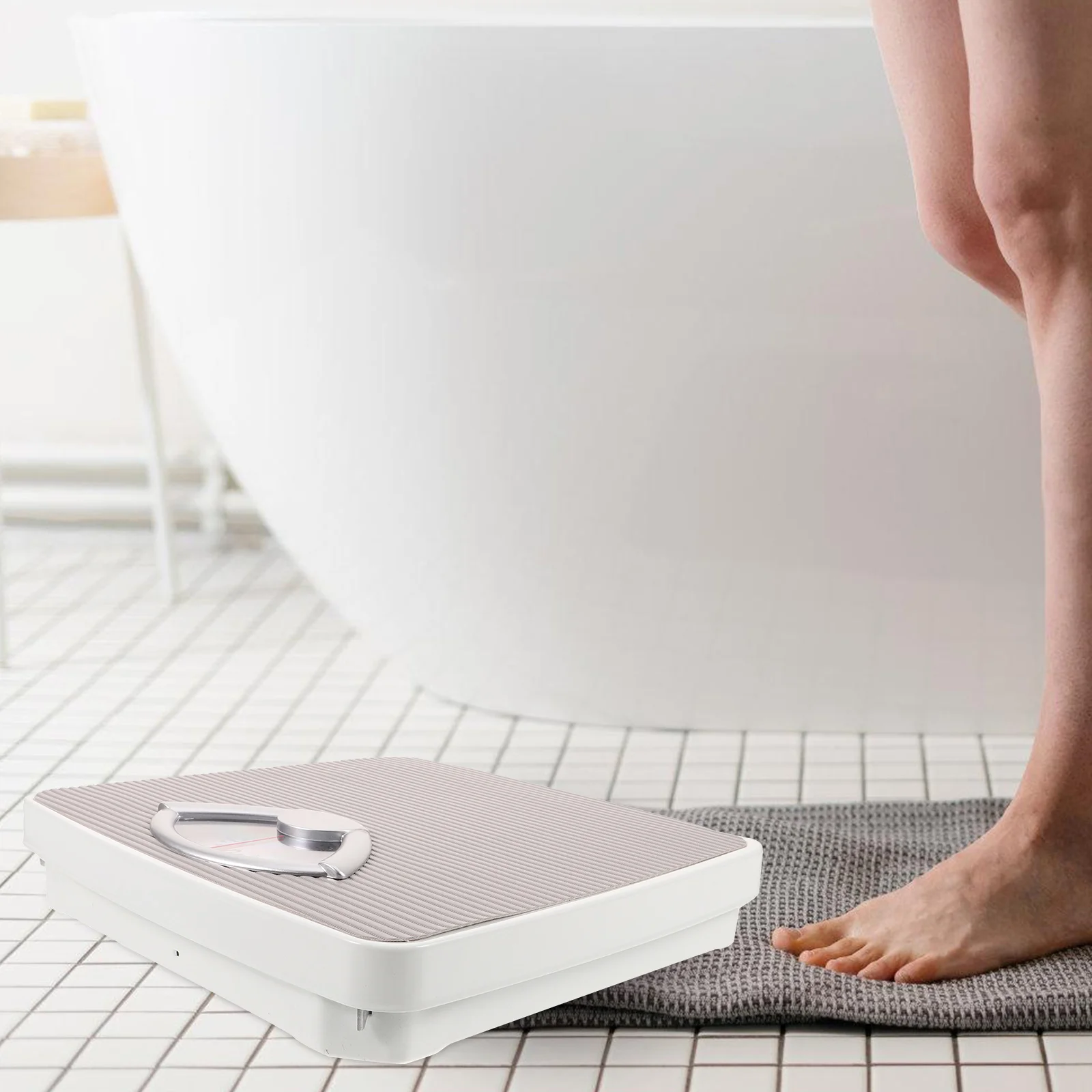 Scale for Body Weight Spring Bathroom Dial Mechanical Scales 2650X2650X450CM Home Grey Accurate