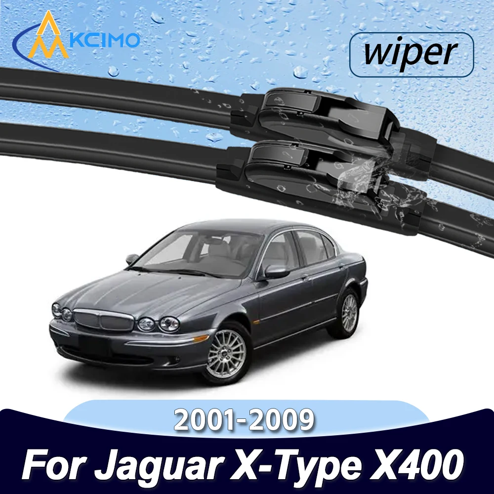 

Replacement Wiper Blades For Jaguar X-Type X400 2001-2009 Smooth Quiet Front Windshield Wipers