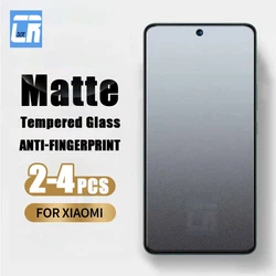 2/3/4Piece Anti-Glare Matte Tempered Glass for Xiaomi Poco M7 M6 Pro 4G Screen Protector for Poco X7 X6 X5 X4 X3 Pro 5G Glass