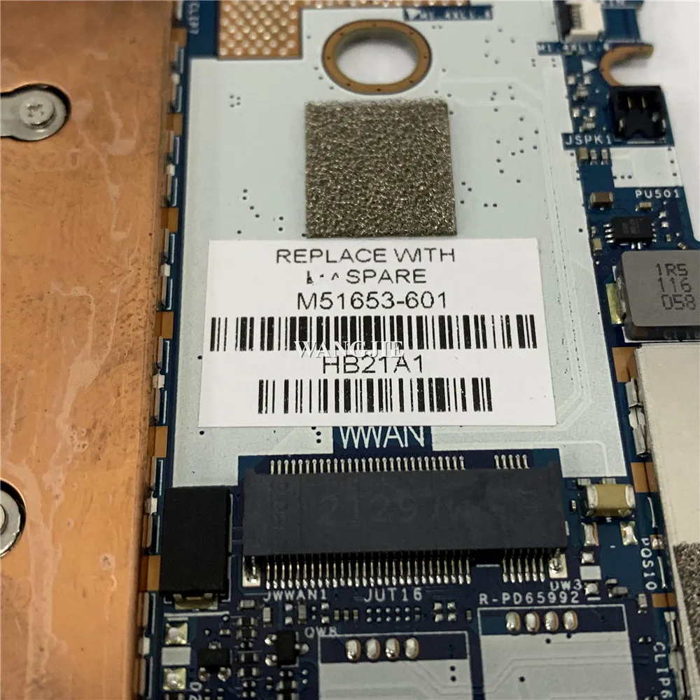 HP Elite x2 G8 WWAN 노트북 마더보드 M51653-601 MB UMA i5-1145G7 16GB OSR LA-K711P 100% 작동
