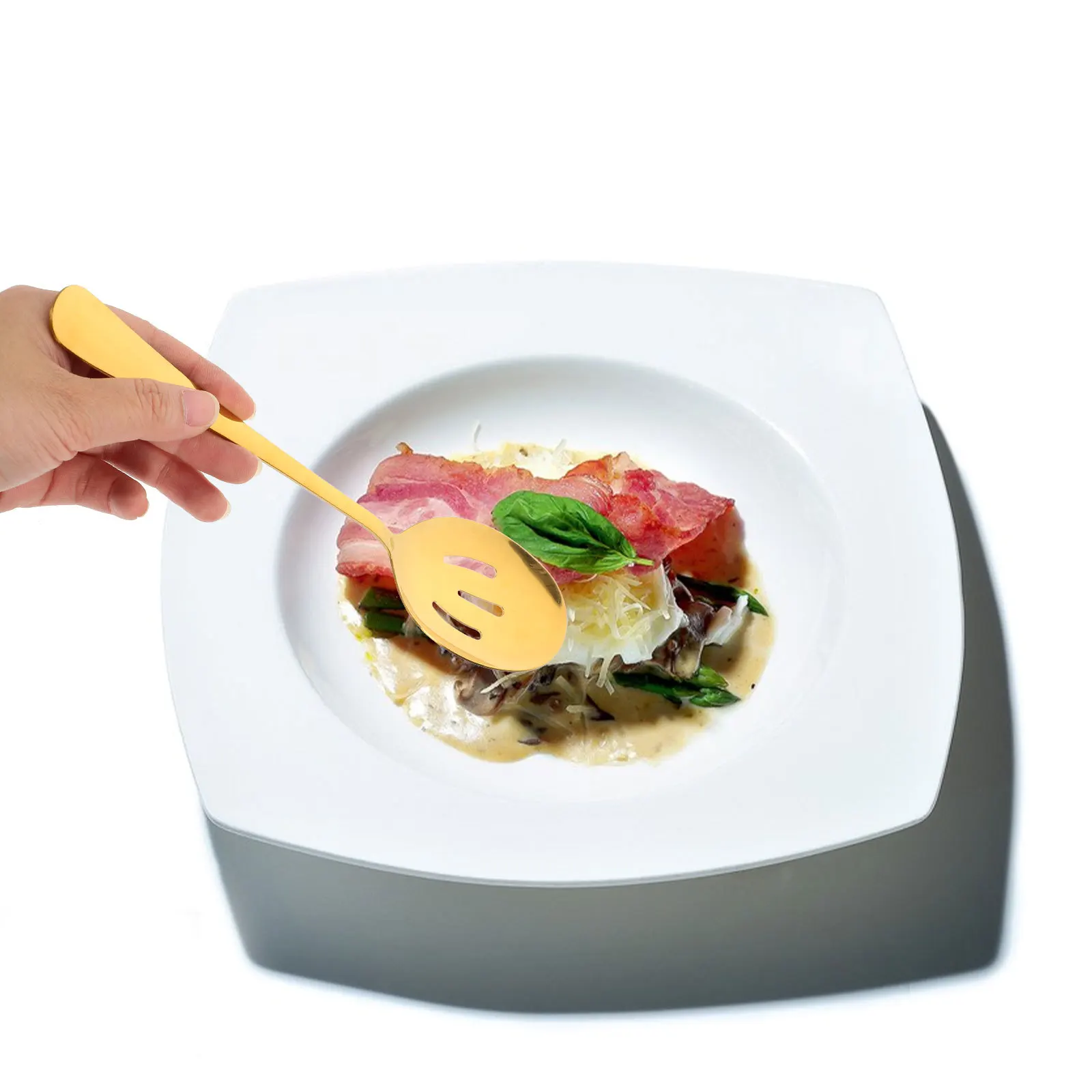 

1Set Stainless Steel Flatware Set Polished Mirror Surface Dinnerware Buffet Cutlery Set Fork Spoon Knife Reusable