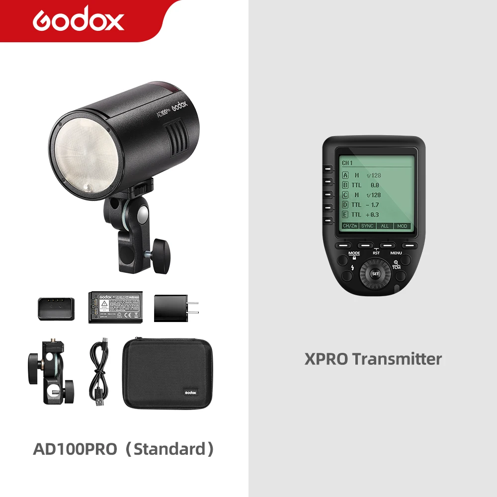 Godox AD100Proワイヤレスフラッシュ Amazon.com : GODOX AD100Pro Pocket Studio Flash Light Photography