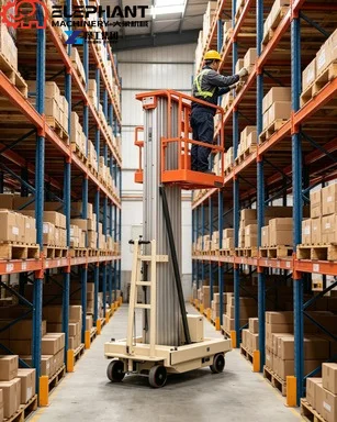 Premium Aeril Working Skylift Double-mast Aluminum Alloy Lifting Platform For Smooth And Stable Elevated Work