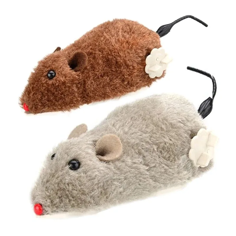 1Pc Plush Cat Toy Fur False Mouse Interactive Toys Funny Cute KittenTraining Game Mice Toy Creative Pet Supplies