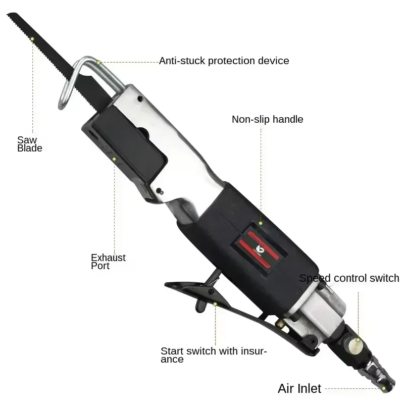 SUBAO AF3 pneumatic reciprocating saw, high-efficiency pneumatic file cutter