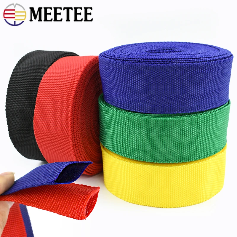 

5/10M 30mm Nylon Webbing Strap for Shoulder Bag Straps Tubular Ribbon Backpack Double-layer Bias Binding Band Sewing Accessories