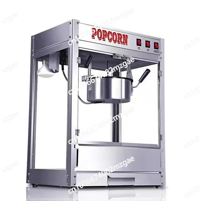 

Popcorn machine Commercial stall Automatic popcorn machine Electric popping corn popping rice puffing machine