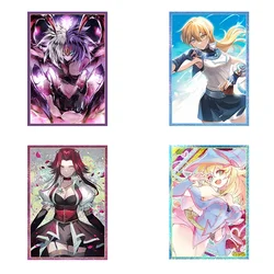 Anime Game Yu Gi Oh OCG Flash Card Sleeve Yubel Black Magician Girl Izayoi Aki Tenjoin Asuka Hobbies Gift Toys 50Pcs/Set 63x90mm