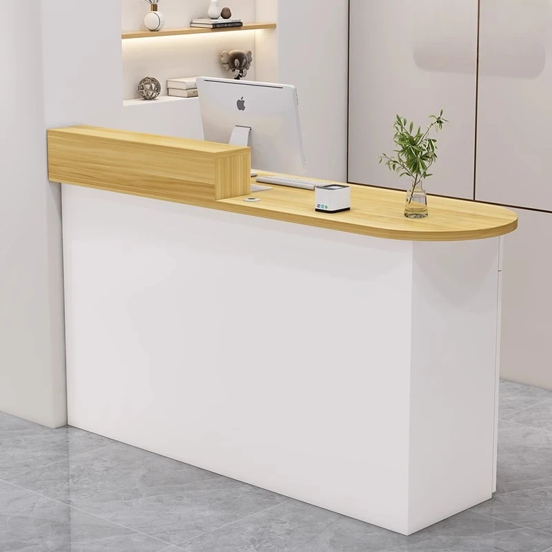 

Front Desk Reception Counter Beauty Salon Modern Simple Reception Desk Small Shop Escritorios De Computadora Office Furniture