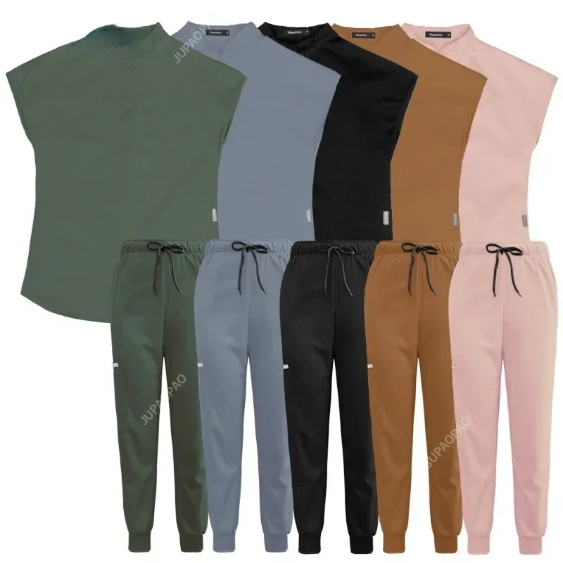 Hochwertige Peeling Uniform Jogging hose Haustier pflege Arzt Arbeits kleidung Gesundheits wesen Medizinische Schule Zubehör Pflege Arbeits kleidung