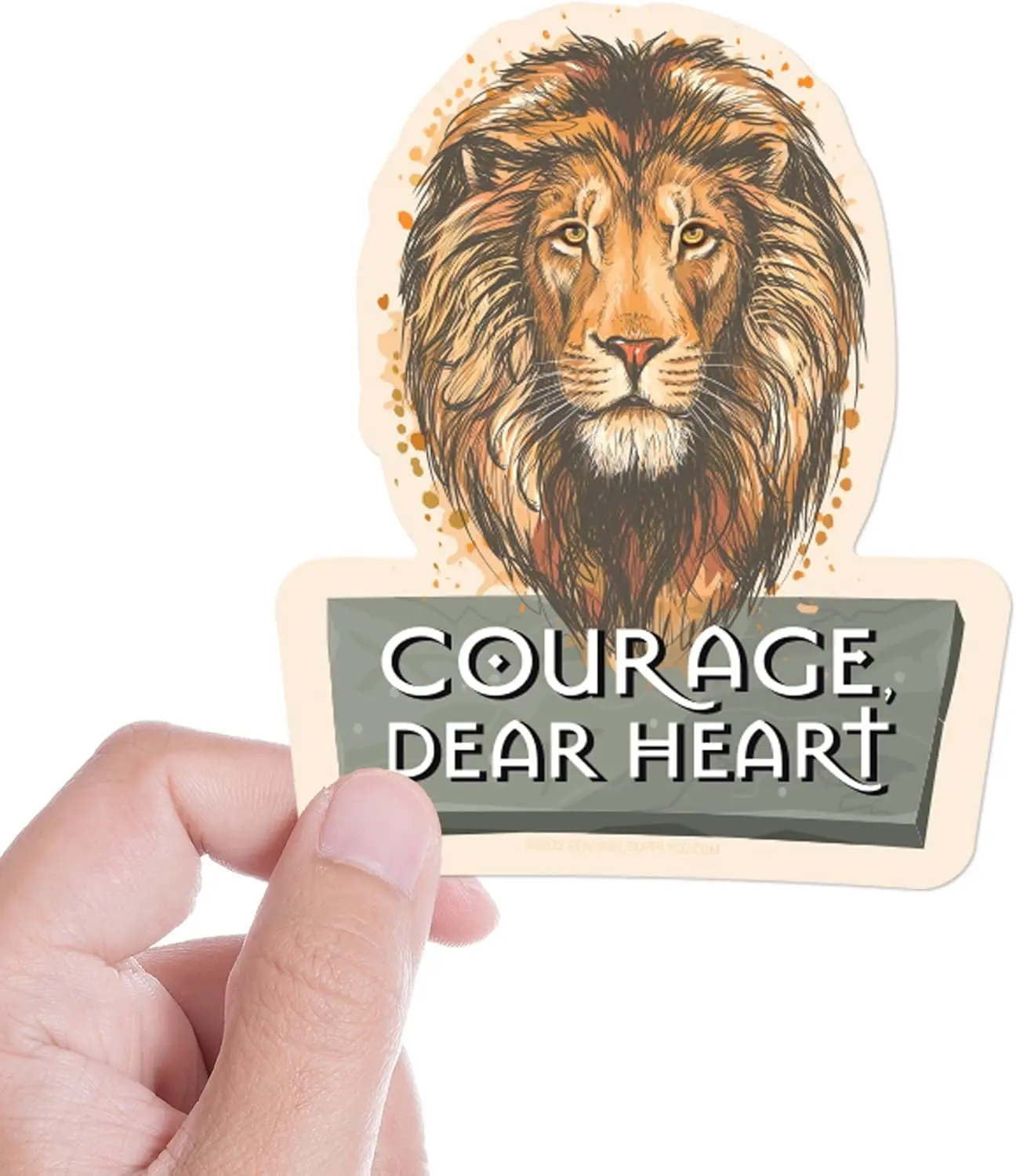 3-шт-наклейка-с-цитатой-«Дорогой-сердце»-aslan-—-наклейка-cs-lewis